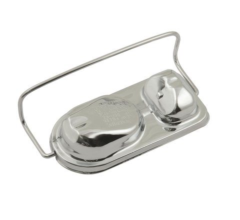 Mr. Gasket Chrome Master Cylinder Covers 5274 Cover, Steel, Chrome, Single Bail, 5.750 in. x 2 .750 in., Each thumbnail 1