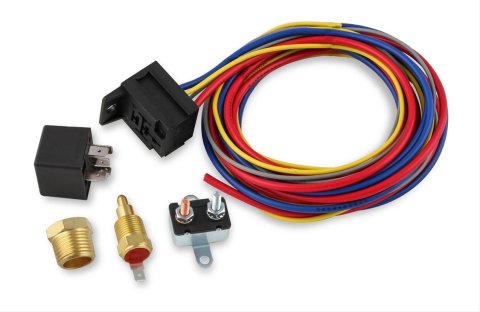 Mr. Gasket Electric Fan Switch Kits 40102G Switch, Thread-in Sensor, On at 185/Off at 170, 30 Amp Relay, Kit thumbnail 1