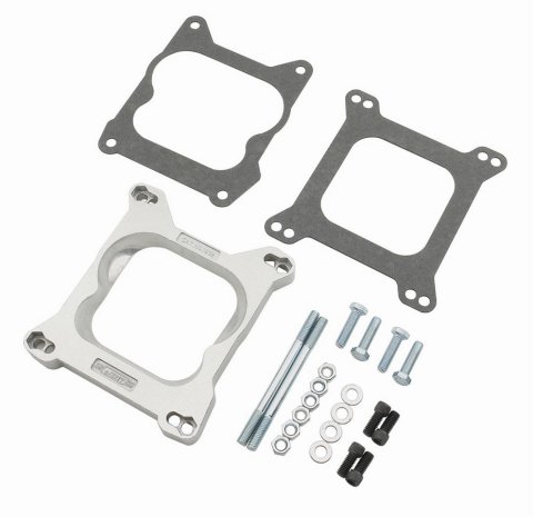 Mr. Gasket Carburetor Adapter Kits 1932 Adapter, Open Center, Square Bore Carburetor, Spread Bore Manifold, .750 in. Thick, Kit thumbnail 2