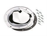 Mr. Gasket Chrome 10 Bolt GM 8.5 Inch Differential Cover 9891 Cover, Steel, Chrome, GM, in., 10-Bolt, Kit thumbnail 1