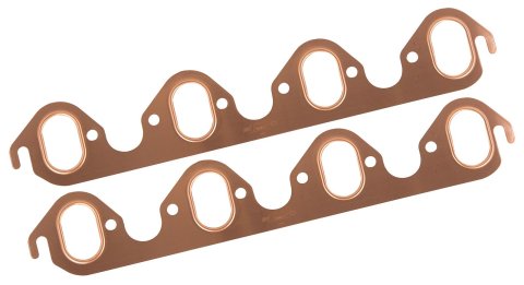 Mr. Gasket CopperSeal Exhaust Gaskets 7165MRG Gaskets, Copper, Stock Port, Ford, Big Block 385 Series, Pair