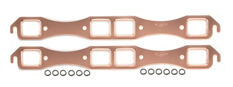 Mr. Gasket CopperSeal Exhaust Gaskets 7167MRG Gaskets, Header, Copper, Stock Port, Mopar, Big Block, Pair thumbnail 1