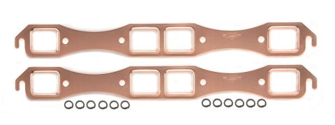 Mr. Gasket CopperSeal Exhaust Gaskets 7167MRG Gaskets, Header, Copper, Stock Port, Mopar, Big Block, Pair thumbnail 2