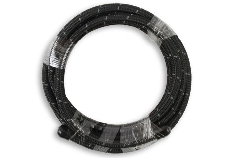 Mr. Gasket Black Nylon Braided AN Hose -8 20 ft. 842008 Hose, Size, Fluoroelastomer, Outer, Black, 0.688 in. O.D., -40 degrees F To 302 degrees F, 350 psi, 20.00 Length, Each thumbnail 2