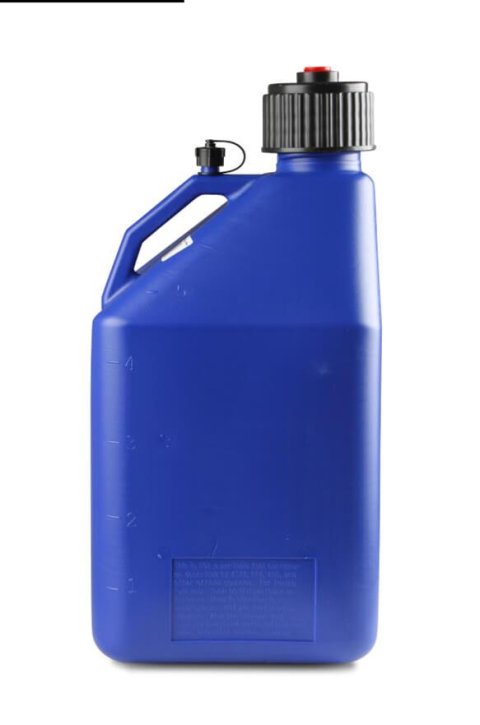 5 Gallons Mr. Gasket Utility Jug 36952G Jug, Gallon, Square, Plastic, Blue, Each thumbnail 3