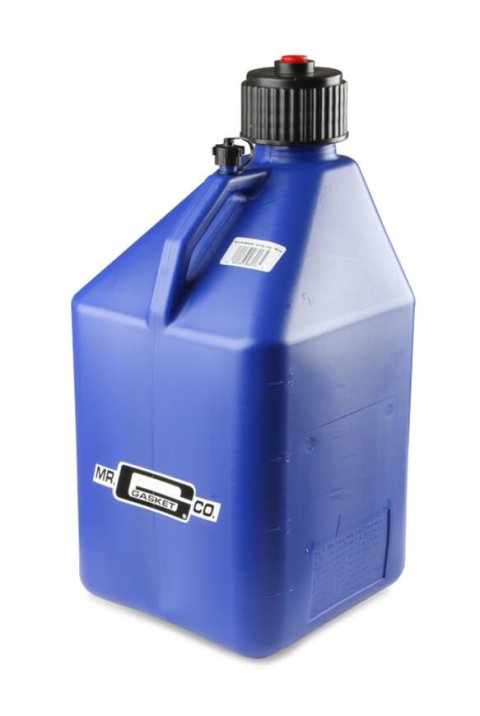 5 Gallons Mr. Gasket Utility Jug 36952G Jug, Gallon, Square, Plastic, Blue, Each thumbnail 6