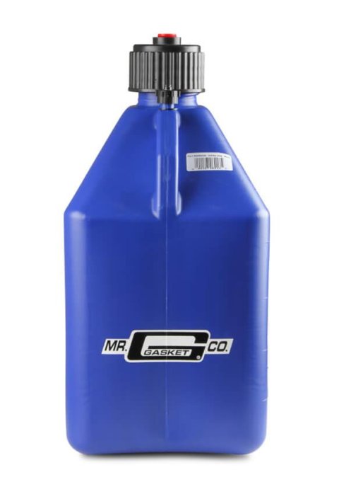 5 Gallons Mr. Gasket Utility Jug 36952G Jug, Gallon, Square, Plastic, Blue, Each thumbnail 9