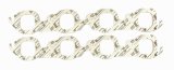 Mr. Gasket Header/Manifold Exhaust Gaskets 153 Gaskets, Header, High-Temperature White, Square Port, Chevy, Big Block, Pair thumbnail 2