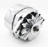 Mr. Gasket Alternators 5122 Alternator, Chrome, GM, Internal Regulated, Single Groove 60 Amp, Each thumbnail 2