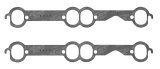 Mr. Gasket Ultra-Seal Exhaust Gaskets 5917 Gaskets, Header, Ultra-Seal, Steel Core Laminate, Oval Port, Chevy, Small Block, Pair thumbnail 1