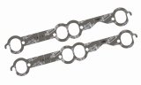 Mr. Gasket Ultra-Seal Exhaust Gaskets 5917 Gaskets, Header, Ultra-Seal, Steel Core Laminate, Oval Port, Chevy, Small Block, Pair thumbnail 2