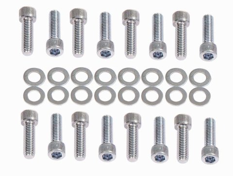 Mr. Gasket Hex Head and Socket Intake Manifold Bolt Kits 957G Bolts, Manifold, Steel, Zinc Plated, Head, Chevy, Big Block, Set of 16 thumbnail 2