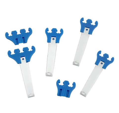 Mr. Gasket Wire Loom and Separator Kits 9881 Spark Plug Loom; Looms & Separators; Contains 2 Pair Of 2 Hole Looms; 1 Pair Of 3 Hole Looms; 4 Chro thumbnail 1