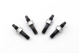 Mr. Gasket Carburetor Studs 6345G Studs, Bullet Tipped, Steel, Black Oxide/Cadmium Nuts-Washers, 5/16 in.-18, 1 1/2 in. Length, Set thumbnail 1