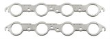 Mr. Gasket Aluminum Layered Exhaust Gaskets 7406G Manifold Gaskets, Layered, Round Port, Chevy, 6.0L, 6.2L, 7.0L, Pair thumbnail 1