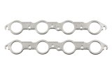Mr. Gasket Aluminum Layered Exhaust Gaskets 7406G Manifold Gaskets, Layered, Round Port, Chevy, 6.0L, 6.2L, 7.0L, Pair thumbnail 2