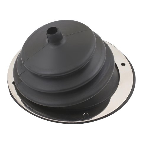 Mr. Gasket Shifter Boots 1651 Boot, Small Round, Black, Rubber, 5.500 in. Round Plate, Each