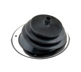 Mr. Gasket Shifter Boots 1651 Boot, Small Round, Black, Rubber, 5.500 in. Round Plate, Each thumbnail 2