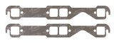 Mr. Gasket Ultra-Seal Exhaust Gaskets 5901 Gaskets, Header, Ultra-Seal, Steel Core Laminate, Square Port, Chevy, Small Block, Pair thumbnail 1
