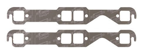 Mr. Gasket Ultra-Seal Exhaust Gaskets 5901 Gaskets, Header, Ultra-Seal, Steel Core Laminate, Square Port, Chevy, Small Block, Pair