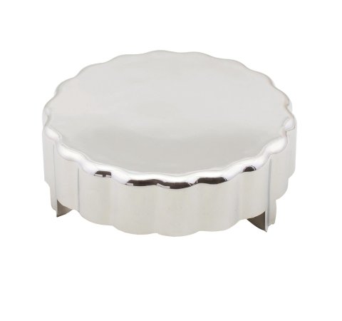 Mr. Gasket Power Steering Cap Covers 9776 Reservoir Cap, Plastic, Chrome, Each
