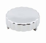 Mr. Gasket Power Steering Cap Covers 9776 Reservoir Cap, Plastic, Chrome, Each thumbnail 2