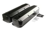 Mr. Gasket Aluminum Valve Covers 6880BG Covers, Tall, Fabricated Aluminum, Black Powdercoated, Ford, 429, 460, Pair thumbnail 2