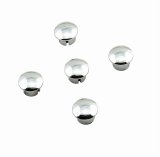 Mr. Gasket Chrome Wheel Plugs 5104 Plugs, Chrome, Push In for Unused Lug Holes, 11/16 in. Hole, Set of 5 thumbnail 2