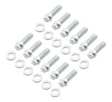 Mr. Gasket 12-Point Intake Manifold Bolt Kits 6091 Bolts, Manifold, Steel, Zinc Plated, Head, Chevy, GM, Small Block, V6, Kit thumbnail 1