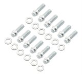 Mr. Gasket 12-Point Intake Manifold Bolt Kits 6091 Bolts, Manifold, Steel, Zinc Plated, Head, Chevy, GM, Small Block, V6, Kit thumbnail 2