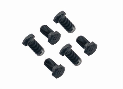 Mr. Gasket Flywheel Bolt Kits 914 Bolts, Steel, Black Oxide, Hex Head, 1/2 in. x 1 in., AMC, Dodge, Plymouth, Pontiac, Set of 6 thumbnail 2