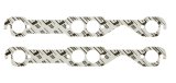 Mr. Gasket Exhaust Gaskets 150B Gaskets, Header, High-Temperature White, Chevy, Small Block, Pair thumbnail 1