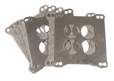 Mr. Gasket Carburetor Heat Dissipaters 97 Dissipater, Aluminum, .250 in. Thick, 4-Hole, Square Bore, Each thumbnail 1