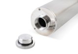 Mr. Gasket Coolant Overflow Tanks 9133 Tank, 34 Ounces, 3 in. Diameter, 10 in. Height, Stainless Steel, Polished, Universal, Each thumbnail 4