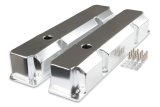 Mr. Gasket Aluminum Valve Covers 6862G Covers, Fabricated, Aluminum, Natural, Stock Height, Chrysler, Dodge, Plymouth, Big Block, Pair thumbnail 2