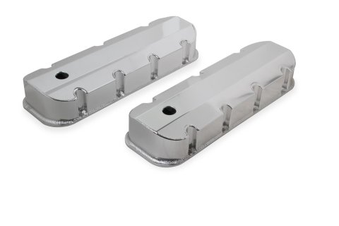 Mr. Gasket Aluminum Valve Covers 6830G Covers, Tall, Perimeter Bolt Mounting, Fabricated Aluminum, Natural, Chevy, Big Block, Pair thumbnail 5