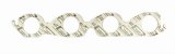 Mr. Gasket Header/Manifold Exhaust Gaskets 152A Gaskets, Header, High-Temperature White, Round Port, Chevy, Big Block, Pair thumbnail 2