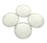Mr. Gasket Chrome Plated Hubcaps 4580 Center Caps, Steel, Chrome, Snap-In, Smoothy Style, 10.125 in. Diameter, Baby Moon Design, Set of 4 thumbnail 1