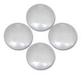 Mr. Gasket Chrome Plated Hubcaps 4580 Center Caps, Steel, Chrome, Snap-In, Smoothy Style, 10.125 in. Diameter, Baby Moon Design, Set of 4 thumbnail 2