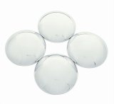 Mr. Gasket Chrome Plated Hubcaps 4580 Center Caps, Steel, Chrome, Snap-In, Smoothy Style, 10.125 in. Diameter, Baby Moon Design, Set of 4 thumbnail 7