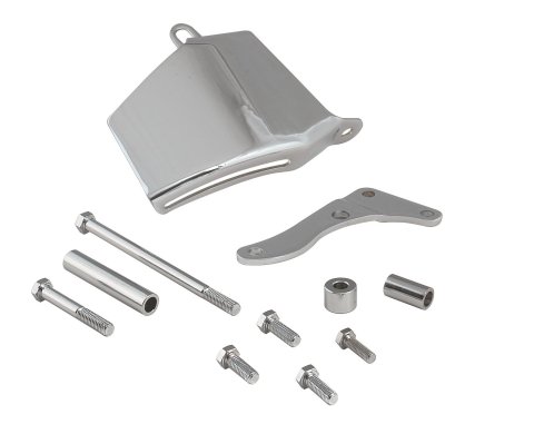 Mr. Gasket Alternator Brackets 5170 Bracket, Steel, Chrome, Long Water Pump, Chevy, Small Block, Each thumbnail 2