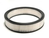 Mr. Gasket Air Filters 6403 Filter Element, Replacement, Round, Paper, White, 14 in. Diameter, 3 in. Tall, Each thumbnail 1