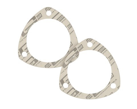 Mr. Gasket Standard Collector Gaskets 76C Gaskets, Compressed Fiber Laminate, 3-Hole, 2.5 in. Inside Diameter, Pair