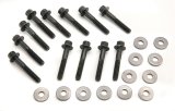Mr. Gasket Super Intake Manifold Bolts 6082MRG Bolts, Manifold, Steel, Zinc Plated, Hex Head, Ford, Small Block, Set of 12 thumbnail 1
