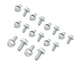 Mr. Gasket Self-Locking Oil Pan Bolt Kits 6085MRG Bolts, Zinc Plated Steel, Hex Head, Chevy, Oldsmobile, Small Block/V8, Kit thumbnail 1