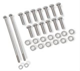 Mr. Gasket Oil Pan Bolt Kits 60850G Bolt, Hex Head, Stainless Steel, Natural, GM, 4.8, 5.3, 5.7, 6.0, 6.2, 7.0L, Kit thumbnail 1