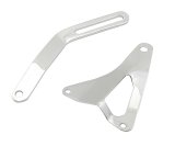 Mr. Gasket Alternator Brackets 5185 Bracket, Chrome, Upper, Ford, Small Black, OEM Style, Set thumbnail 2