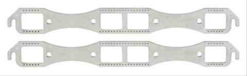 Mr. Gasket Header/Manifold Exhaust Gaskets 7430G Header and Manifold Gaskets, Rectangular Port, Aluminum, Dodge, Plymouth, Big Block, Pair