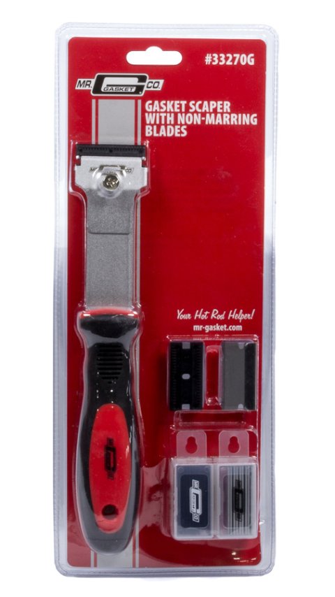 Mr. Gasket Non-Marring Scrapers 33270G Scraper, Plastic Blades, Metal Blades, Rubber Handle, 1.5 in. Blade Width, 9 in. Overall Length, Each thumbnail 2