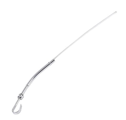 Mr. Gasket Engine Oil Dipsticks and Tubes 6235 Dipstick with Tube, Engine, Steel, Chrome, Chevy, Small Block, Each thumbnail 2